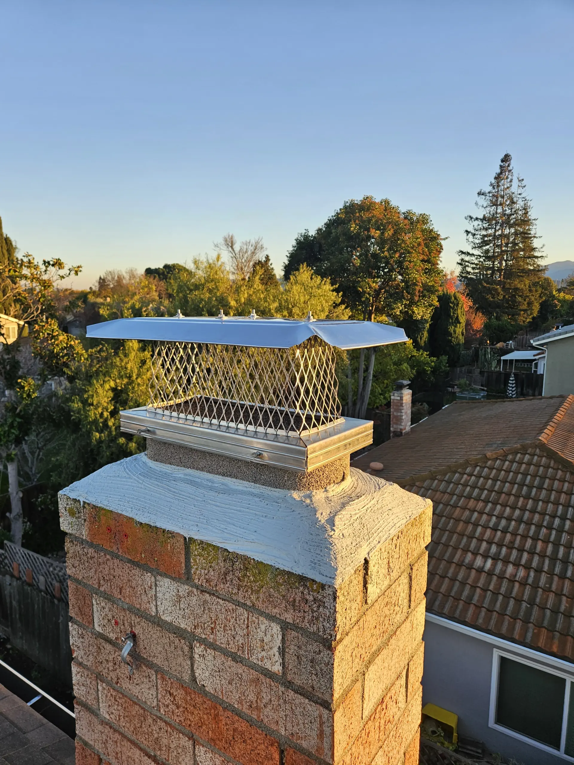 Chimney crown rebuild and repair